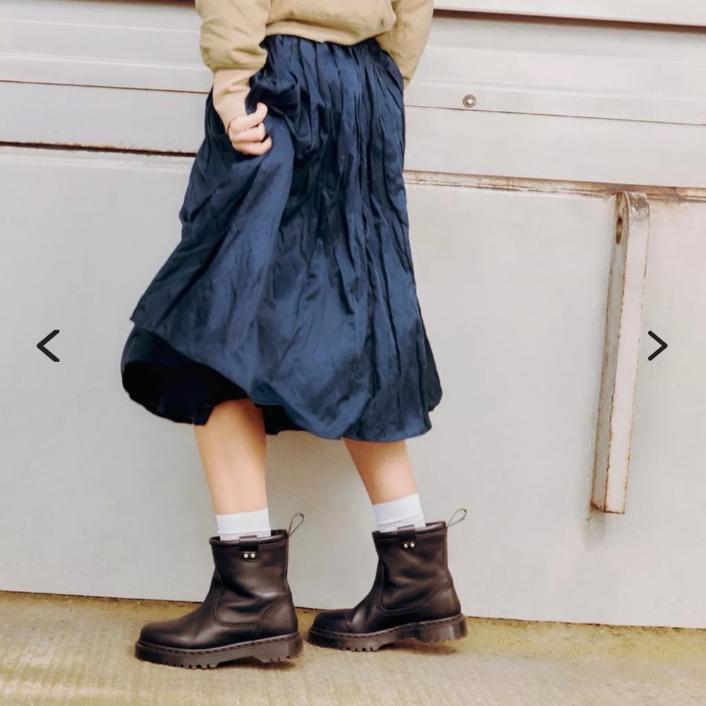 Dr. Martens Anistone Lo Leather Biker Boots Black leather - Picture 3 of 10